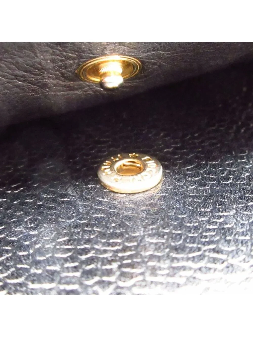 Chanel Wallet Black Chain Gold Shoulder